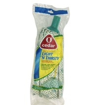 O-Cedar Light &#39;N Thirsty Cloth Mop Head Refill Green No Lint Sealed 2008 READ - £19.28 GBP
