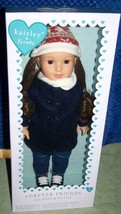 Kaisley &amp; Friends 18&quot; Doll Brunette Hair in Winter Coat Outfit New - £38.13 GBP