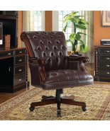 Everly Dark Brown Adjustable Height Office Chair - €834,60 EUR