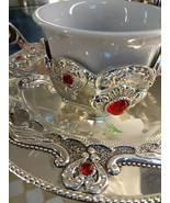 Distinctive Silver-Blated Tea And Coffee Set - $543.31 CAD