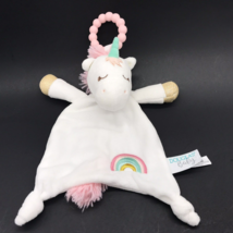 Douglas Baby Lovey Unicorn Security Blanket Pegasus Plush Teether Knot Soother - $14.99