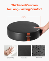 VEVOR Rolling Stool with Wheels, 450 LBS Capacity Round Stool Chair, Hei... - $1,680.14 MXN