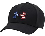 Under Armour UA Freedom Black Blitzing Hat Mens Stretch Fitted Cap!!(M/L) - $24.30