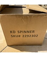 New KD 5 Round Floor Metal Display Black Shelf Rack Spinner - $1,403.81 MXN