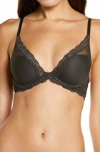 NATORI 730023 Feathers Underwire Contour Bra Sz 30DDD Coal - £23.66 GBP