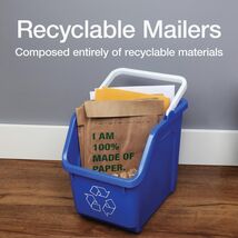 Quality Park 8x13 Curbside Recyclable Mailers Brown Kraft Paper Padded S... - $45.63