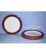 Mikasa Terracotta Band C2851 4 Salad Plates Color Compliments - £11.78 GBP