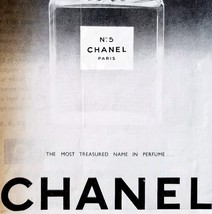 1952 Chanel No 5 Paris Perfume Fragrance Advertisement Sphere UK Import ... - $27.41 CAD