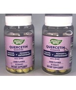 60 Gummies(2 Blts Of 30)Nature&#39;s Way QUERCETIN Lemon Flavor Exp1/31/25 9... - $145.71 MXN