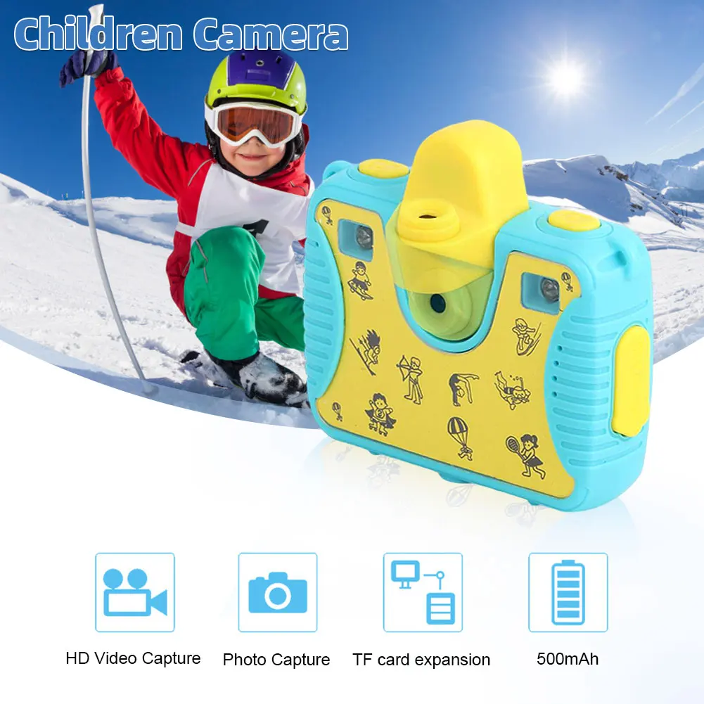 2.4 Inch Children Digital Camera 1080P HD Anti-Drop DV Outdoor Sports Camera - £40.77 GBP