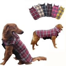 Waterproof Tartan Dog Suit Jacket: Stylish Outdoor Attire For Your Pooch - £17.42 GBP+