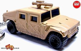 Htf Key Chain Desert Sand Hummer H1 (Humvee) ARMY/USMC/RANGERS Custom Great Gift - £35.28 GBP