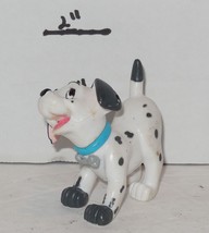 Disney 101 Dalmations Puppy with blue Collar 1.5&quot; Toy Figure Cake Topper - $9.70