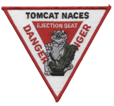 5&quot; Navy Tomcat Naces Ejection Seat Danger Embroidered Patch - £27.42 GBP