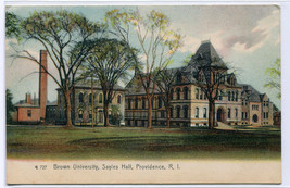 Sayles Hall Brown University Providence Rhode Island 1907 postcard - £5.45 GBP