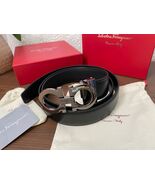 Salvatore Ferragamo Gancini Leather Belt for Men - Size 120 cm - $89.00