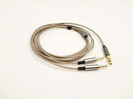 Silver Plated Audio Cable For 1MORE Triple Driver Over-Ear Headphones H1707 - £13.44 GBP