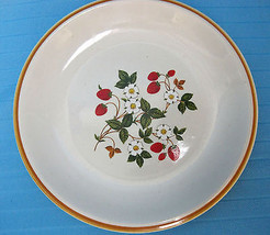 Sheffield Strawberries n Cream Lunch Salad Dessert Plate Stoneware Vintage Japan - £19.26 GBP