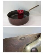 Design Store France Copper Sauce Pan Tin Lined 9.5 Inch Diameter 3 Inch ... - $2,674.31 MXN