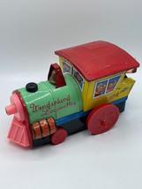 Vintage Bandai Wonderland Locomotive Battery Operated Tin Toy Train - $28.49