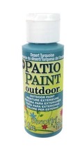 DecoArt Patio Paint Outdoor Acrylic Paint, Desert Turquoise, 2 Fl. Oz. - £3.15 GBP