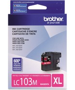 Geneuine Brother LC103M LC-103XL Innobella High-Yield Ink Magenta DCP-J1... - $14.62 CAD