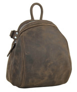 Vagarant Traveler Full Grain Leather Small Roomy Backpack Shoulder Bag L... - £92.59 GBP