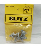 Battlefield Blitz 20MM WWII BNK 2 Infantry Soldiers Rifle Metal Miniatures  - $31.68