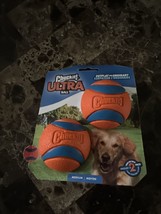 ChuckIt! Ultra Ball, Medium (2.5 Inch) 2 pack Great Dog Toy - £10.27 GBP