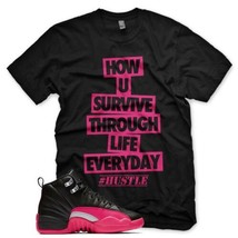 New HUSTLE T Shirt inspired by J1 Black Deadly Pink Retro 12 GG GS  - £18.54 GBP+
