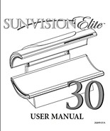Sunvision Tanning Bed Elite User Manual Sun Vision Bed Operation Manual ... - €8,44 EUR