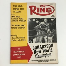 The Ring Boxing Magazine August 1959 Ingemar Johansson &amp; Rickie Starr, N... - $315.22 MXN