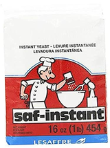 SAF Instant Yeast Red for Baking Cake, Bread and Dough, 1 Pound (1 Pack) - $14.51