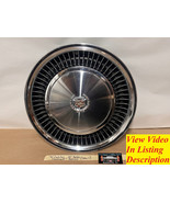 74 Cadillac Fleetwood 15&quot; TURBINE HUBCAP WHEEL COVER W/CREST WREATH EMBL... - $189.94 CAD