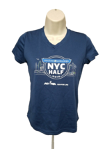 2015 NYRR United Airlines NYC Half Run For Life Women Gray XS Jersey - £14.01 GBP