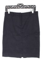 Theory 4 Blue Wool Stretch Pinstripe Pencil Skirt - £18.68 GBP