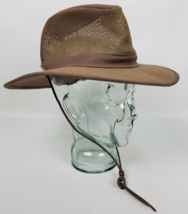 Henschel Hat Company Aussie Breezer Hat Earth Brown Crushable Mesh Large - $34.65