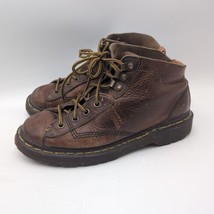 Vintage Dr Martens 8088 Brown Leather Boots US Mens Size 5 Womens 6.5  - £37.83 GBP