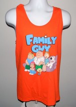 New Mens Tank Top Shirt Family Guy Medium Orange Stewie Peter Lois Brian Meg - £17.37 GBP