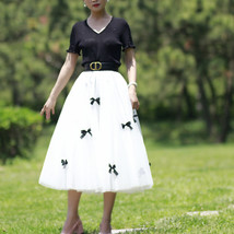 Women Champagne Long Tulle Skirt Outfit High Waisted Tulle Skirt Princess Skirt image 9