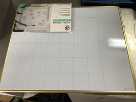 U Brands Metal Frame Dry Erase Calender - £7.59 GBP