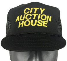 City Auction House mesh Snap Back Trucker Hat Ohio Vintage - $19.89