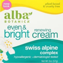 Alba Botanica Even &amp; Bright Renewing Cream - 2 oz - £15.91 GBP