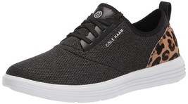 Cole Haan Women GRANDSPORT Journey Sneaker Black Knit/MOD Leopard Print ... - $48.60