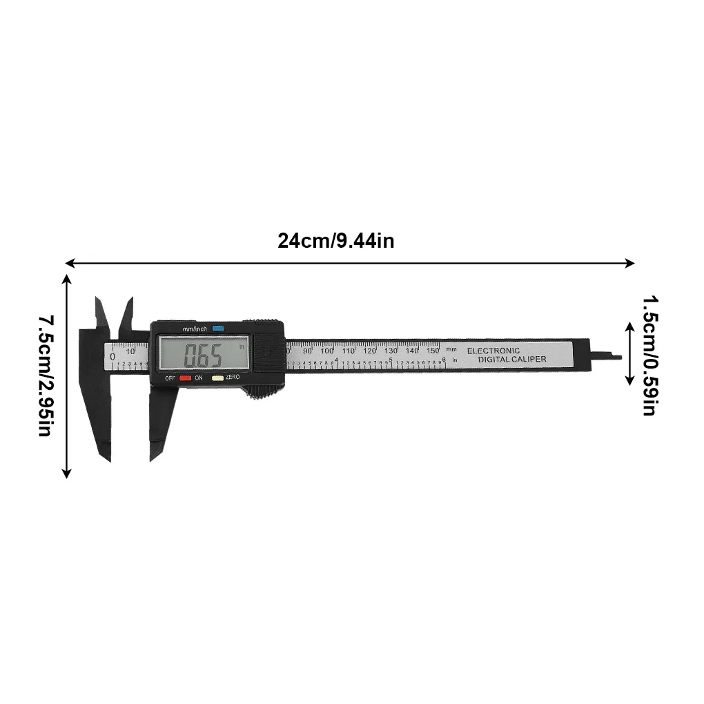 Digital Caliper Portable Electronic Vernier Caliper 100mm Calliper Micro... - $165.12