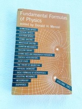 Fundamental Formulas of Physics by Donald H. Menzel, Vol 2 PB 1960 - £11.79 GBP