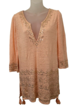 Calypso St. Barth Yoonie Tunic Dress, Top, Cover-up Resort Wear size XS ... - £27.22 GBP