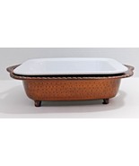 Food Network Casserole Serving Dish With Metal Serving Tray Stoneware - €16,35 EUR