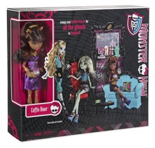 Monster High Coffin Bean and Clawdeen Wolf Doll Playset - £157.11 GBP