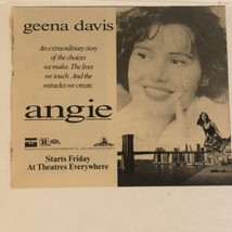 Angie TV Guide Print Ad Geena Davis TPA5 - £3.70 GBP